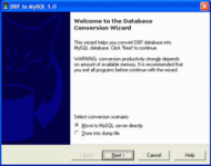 DBF-to-MySQL screenshot